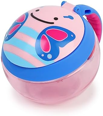 Baby Snack Container, Mealtime Snack Cup, Butterfly